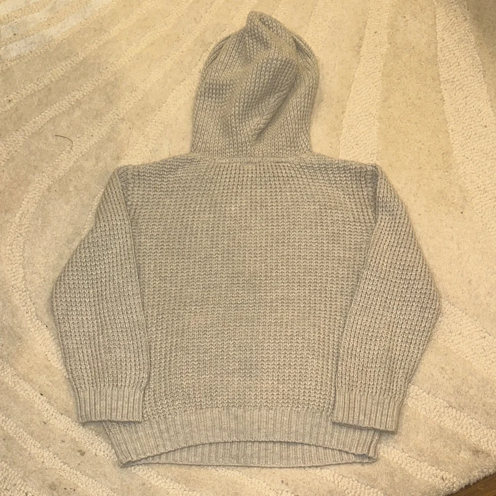 Gymboree Gray Knit Hoodie Sweater
